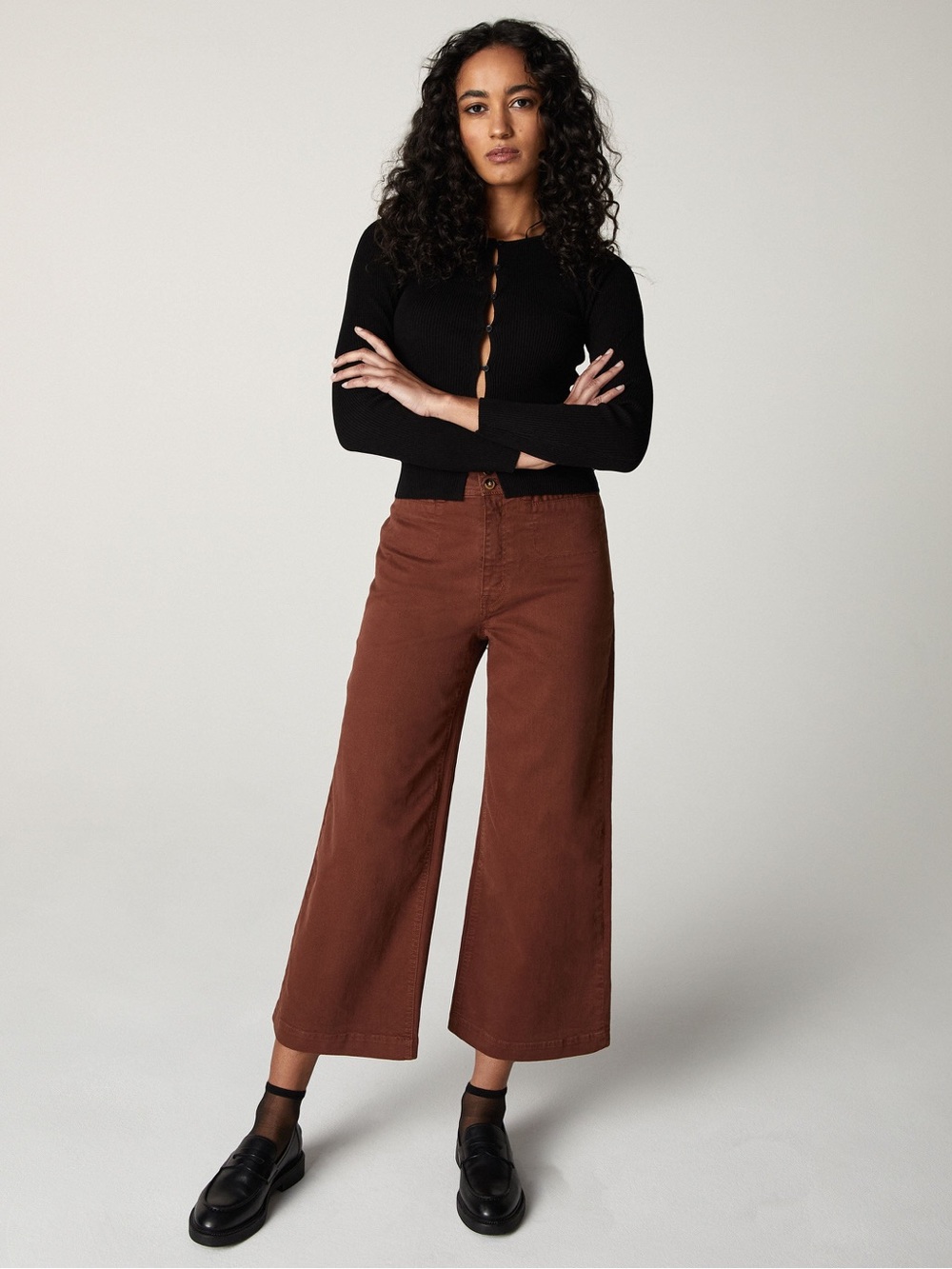Unpublished GEMMA High-Rise Mod Sailor Pant in Topanga